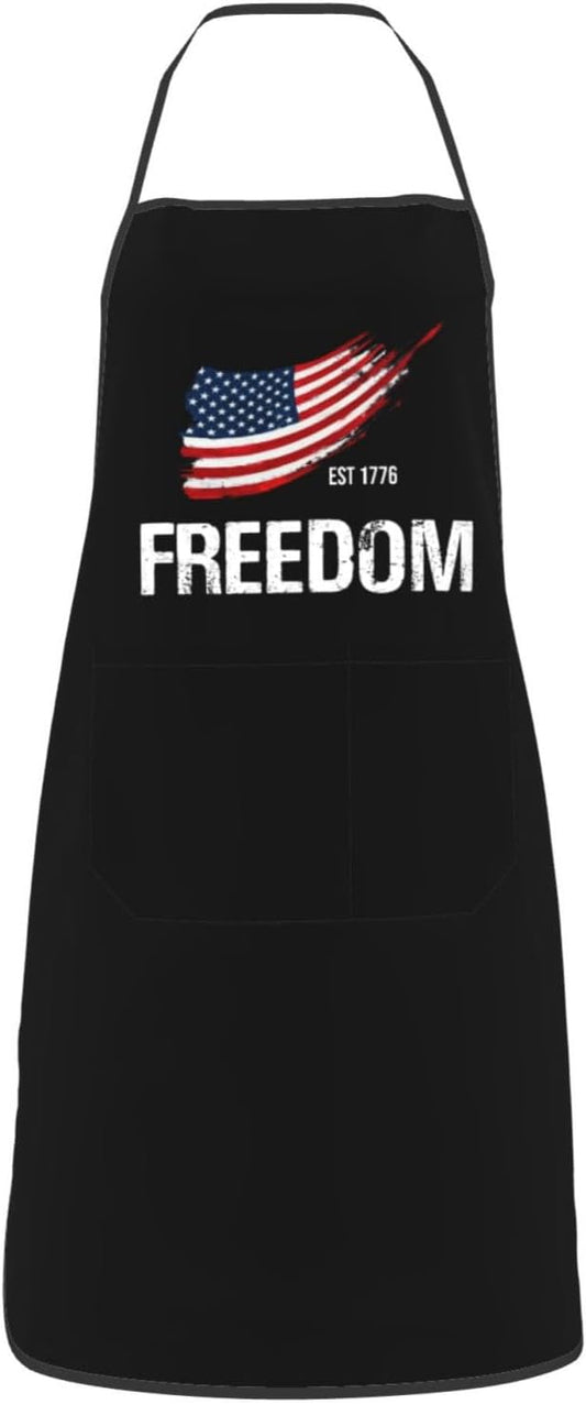 Christmas Kitchen Cooking Apron With Pocket Waterproof Gift For Men Women For Gardening Painting Snowman